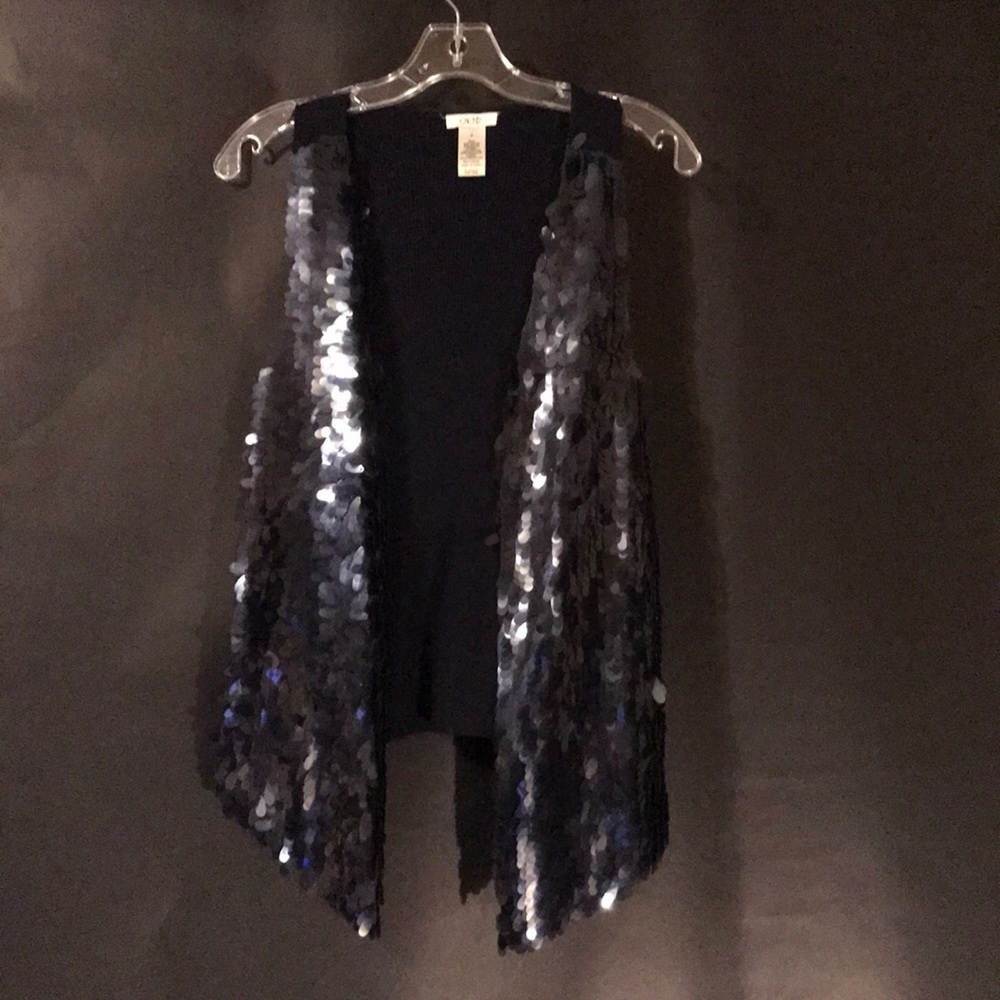 Cache Sequin Vest